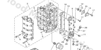 Genuine Yamaha 6C5151001200 - Crankcase assy - Supplied by Flood Marine