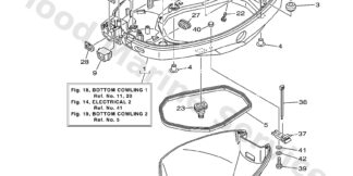 Genuine Yamaha 6C542710008D - Bottom cowling assy - Supplied by Flood Marine