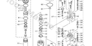 Genuine Yamaha 6C5438300100 - Gear pump assy - Supplied by Flood Marine