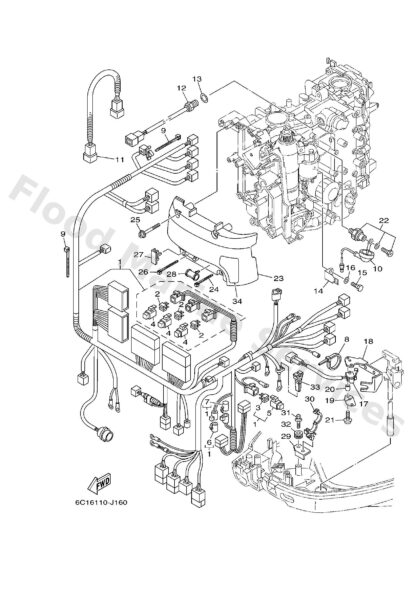Genuine Yamaha 6C5819190000 - Graphic, regulator - Supplied by Flood Marine
