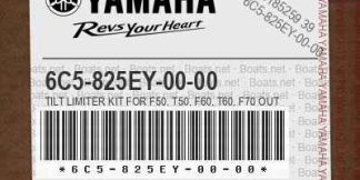 Genuine Yamaha 6C5825EY0000 - Tilt Limiter Kit F50-F70 - Supplied by Flood Marine
