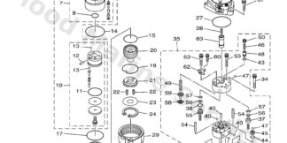 Genuine Yamaha 6C6438530000 - Spring, main valve - Supplied by Flood Marine