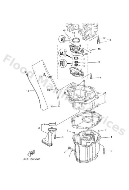 Genuine Yamaha 6CB134900000 - Relief valve assy - Supplied by Flood Marine