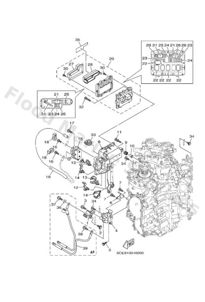 Genuine Yamaha 6CE819192000 - Graphic, regulator - Supplied by Flood Marine