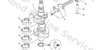 Genuine Yamaha 6CJ116560000 - Plane bearing, connecting rod - Supplied by Flood Marine