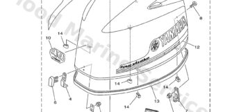 Genuine Yamaha 6CJW00700000 - Graphic set - Supplied by Flood Marine