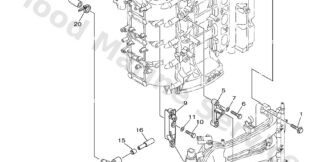 Genuine Yamaha 6D8142910000 - Bracket 1 - Supplied by Flood Marine