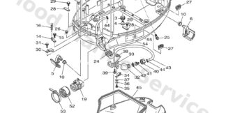 Genuine Yamaha 6D842710008D - Bottom cowling assy - Supplied by Flood Marine