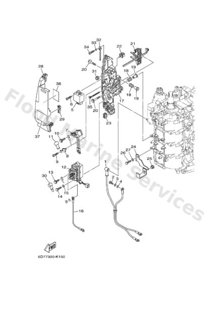 Genuine Yamaha 6D8819191000 - Graphic, regulator - Supplied by Flood Marine