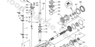 Genuine Yamaha 6D9455711000 - Gear (25t) - Supplied by Flood Marine
