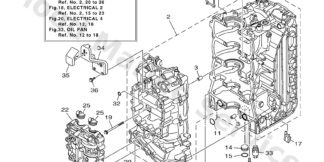 Genuine Yamaha 6DA15109009S - Crankcase assy - Supplied by Flood Marine