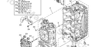 Genuine Yamaha 6DA15109019S - Crankcase assy - Supplied by Flood Marine