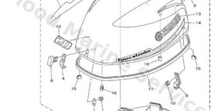 Genuine Yamaha 6DN426771100 - Graphic, front - Supplied by Flood Marine