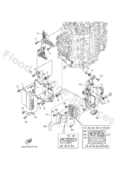Genuine Yamaha 6DV819190100 - Graphic, regulator - Supplied by Flood Marine