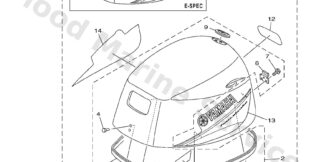 Genuine Yamaha 6EA42677V000 - Graphic, front - Supplied by Flood Marine
