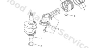 Genuine Yamaha 6EEE16310096 - Piston (std) - Supplied by Flood Marine