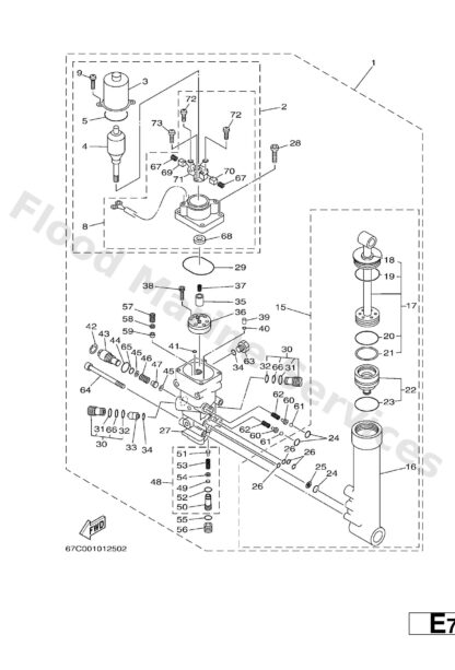 Genuine Yamaha CS2438518000 - Seat, relief valve - Supplied by Flood Marine