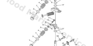 Genuine Yamaha 51Y121140000 - Spring, valve outer - Supplied by Flood Marine