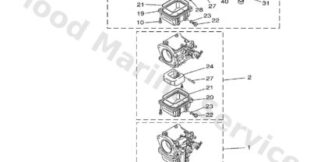 Genuine Yamaha 60C145900300 - Needle valve assy - Supplied by Flood Marine