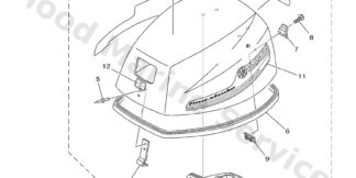 Genuine Yamaha 60R426771000 - Graphic, front - Supplied by Flood Marine