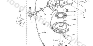 Genuine Yamaha 60RE34376100 - Mark caution nv/sav - Supplied by Flood Marine