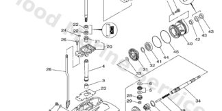 Genuine Yamaha 60SG5300114D - Lower unit assy - Supplied by Flood Marine