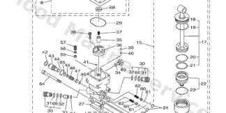 Genuine Yamaha 67C43800004D - Power trim & tilt assy - Supplied by Flood Marine