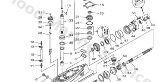 Genuine Yamaha 67C45301008D - Casing, lower - Supplied by Flood Marine