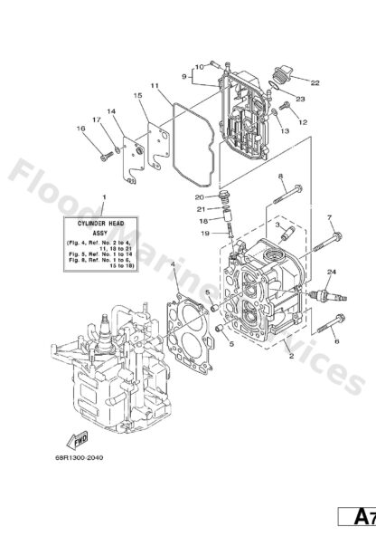 Genuine Yamaha 67D111331000 - Guide, valve 1 - Supplied by Flood Marine