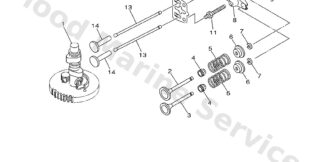 Genuine Yamaha 67D121540000 - Rod, valve push - Supplied by Flood Marine