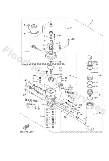 Genuine Yamaha 67F438430000 - Screw, valve lock - Supplied by Flood Marine