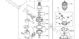 Genuine Yamaha 67F818070000 - Gear assy, starting motor - Supplied by Flood Marine