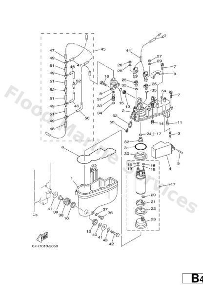Genuine Yamaha 67H134900000 - Relief valve assy - Supplied by Flood Marine