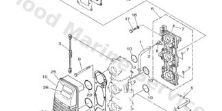 Genuine Yamaha 688136100000 - Reed valve assy - Supplied by Flood Marine