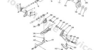 Genuine Yamaha 688441201400 - Handle gear shift assy - Supplied by Flood Marine