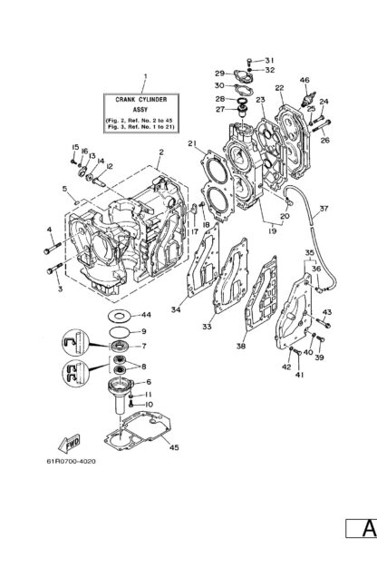 Genuine Yamaha 68945113A100 - Gasket, upper casing - Supplied by Flood Marine