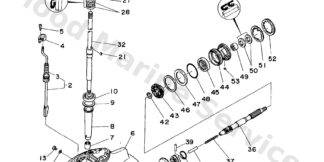 Genuine Yamaha 68945300064D - Lower unit assy - Supplied by Flood Marine