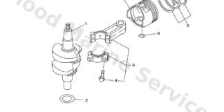 Genuine Yamaha 68DE16030000 - Piston ring (set) - Supplied by Flood Marine