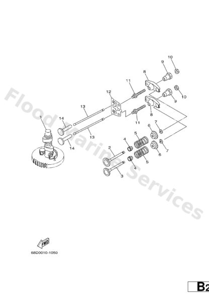 Genuine Yamaha 68DE21130000 - Spring, valve inne - Supplied by Flood Marine