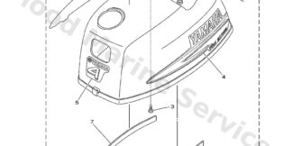 Genuine Yamaha 68DWG0700000 - Graphic set - Supplied by Flood Marine