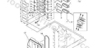 Genuine Yamaha 68F13624001S - Plate,reed valve - Supplied by Flood Marine