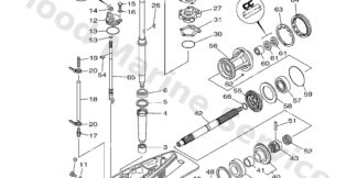 Genuine Yamaha 68S455600000 - Gear - Supplied by Flood Marine