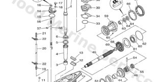 Genuine Yamaha 68S455710000 - Gear - Supplied by Flood Marine