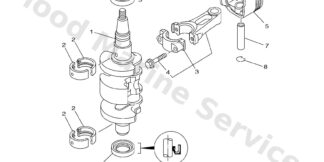 Genuine Yamaha 68T114161100 - Plane bearing, crankshaft 1 - Supplied by Flood Marine