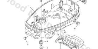 Genuine Yamaha 68T428010000 - Cowling clamp comp. - Supplied by Flood Marine