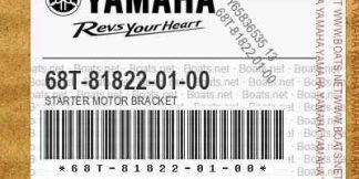 Genuine Yamaha 68T818220100 - Bracket, Starting Motor - Supplied by Flood Marine