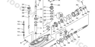 Genuine Yamaha 68U455710000 - Gear - Supplied by Flood Marine