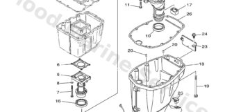 Genuine Yamaha 68V45111118D - Casing, upper - Supplied by Flood Marine