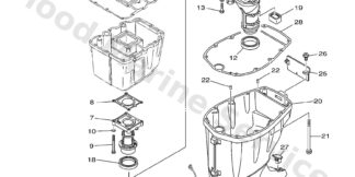 Genuine Yamaha 68V45111318D - Casing, upper - Supplied by Flood Marine