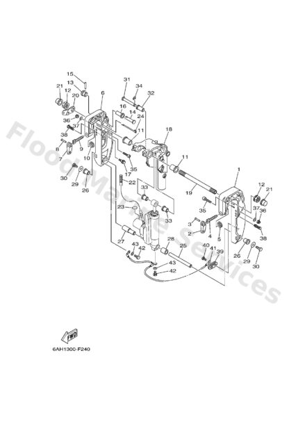 Genuine Yamaha 69A431550000 - Mark 1 - Supplied by Flood Marine